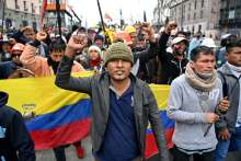 Protest Ecuador