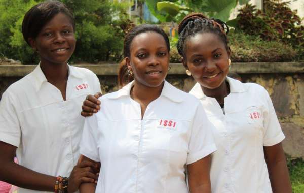 Jeunes infirmières en formation, ISSI RD Congo