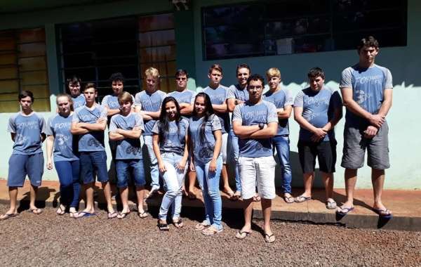 Leerlingen van de EFA in Capanema (Zuidwesten van de Parana - Brazilië)